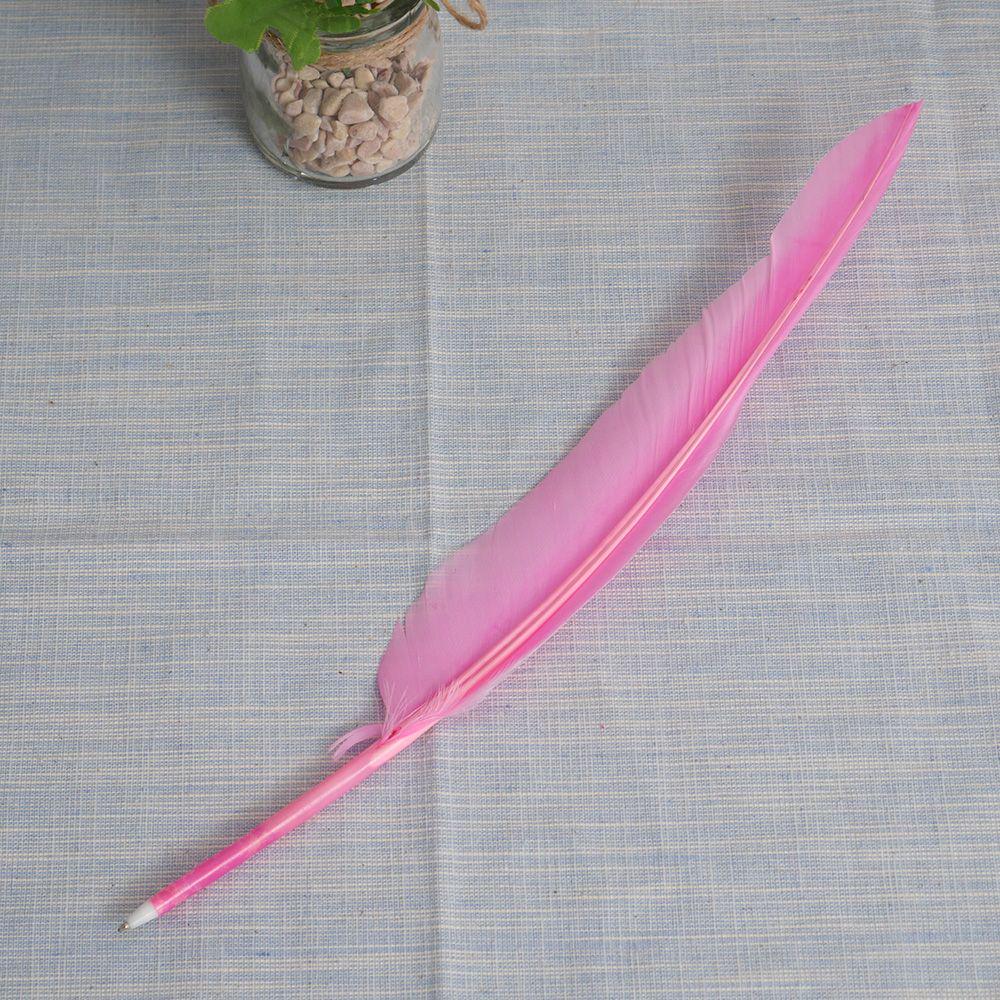 0.5mm 12colors Retro Feather Ballpoint Pen European Style Writing Pen Plush Feather Pen Novelty Stationery School Office Supplie