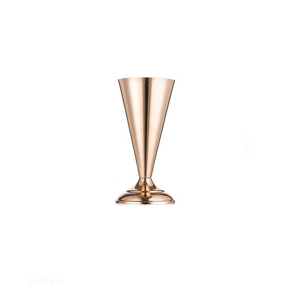 European Style Wedding Flower Vases Golden Silver Candle Holder Metal Vases  Hotel Banquet