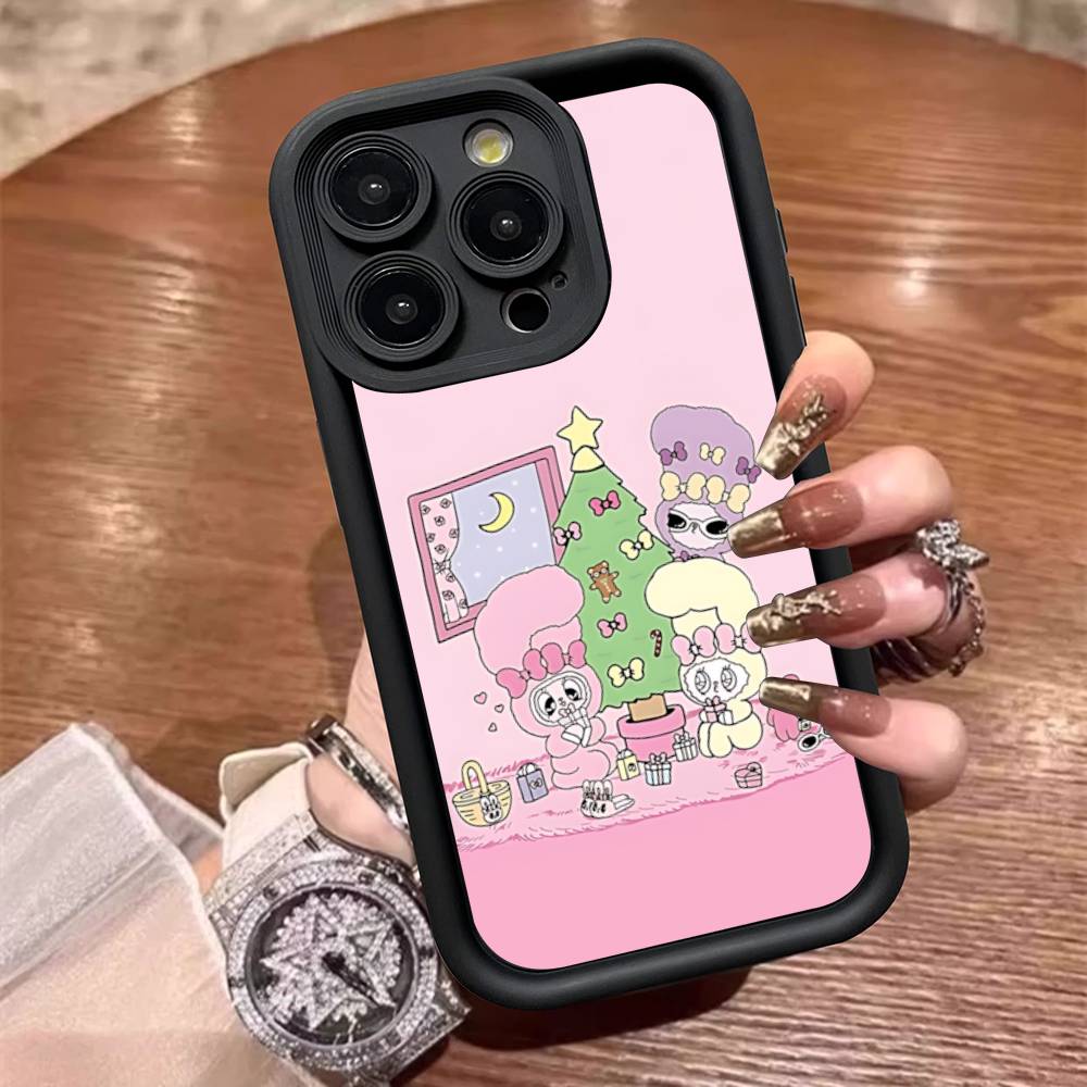 Interesting O-Opanchu Cartoon U-Usagi For IPhone 17 15 13 12 11 14 Pro Max X XR XS 16 Plus Shockproof Candy Back Cover