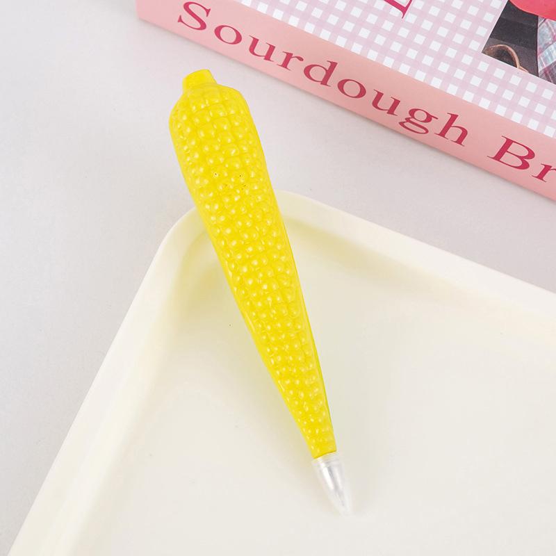 Sevimli Karikatür Meyve Sebze Şekilli Kalem Yaratıcı Okul Ofis Jel Kalemler Hediye Malzemeleri Kırtasiye