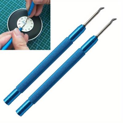 2Pcs Watch Hands Remover Manual Watch Hand Needle Removal Lifting Tool Alloy Steel Watch Repair Tool Accessories for Watchmaker