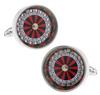 Igame Men Cuff Links Gamble Casino Series Roulette Dice Poker Jeton Design Fashion Cufflinks Wholesaleretail