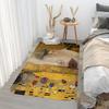 Gustav Klimt The Kiss Soft Hallway Carpet Non-Slip Laundry Room Mat Laundry Decor Balcony Child Living Room Toilet Rug