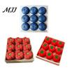 Tomato Fidget Clicker 3D Printed Fruit Vegetable Clicker, 9-in-1 Blueberry Pepper Portable Finger Stress Relief Clicky Button Toy for Relaxation