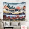 Mountain Tapestry Boho Wall Hanging Dorm Decor Bohemian Nature Art Gift For The Home