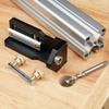 Auxiliary Tool Manual Threading DIY Furniture Compact Manual Tapping Versatile Jig Locator for 20/30/40 Type Aluminum Profiles