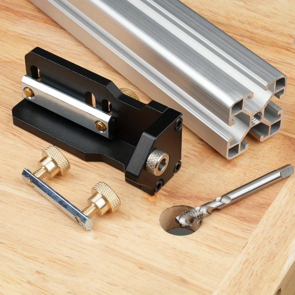 Auxiliary Tool Manual Threading DIY Furniture Compact Manual Tapping Versatile Jig Locator for 20/30/40 Type Aluminum Profiles
