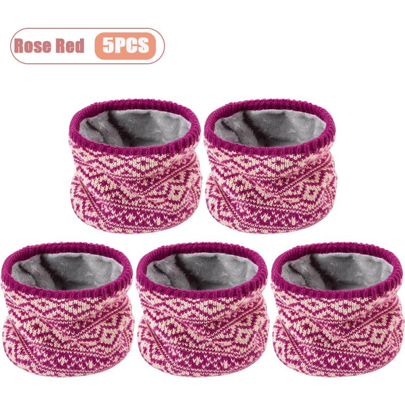 1-6PCS Outdoor Riding Neck Warmer Fleece for Fall and Winter Cold Proof Windproof Neck Guard Christmas Gift Neck Brace