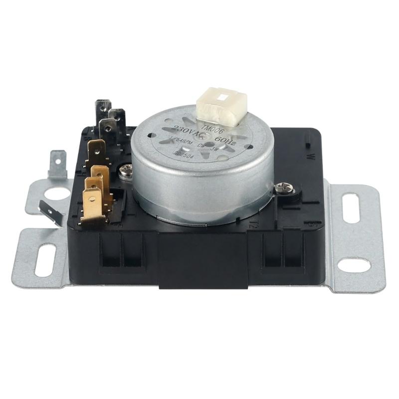 Energy Efficient Laundry Timer Metal Texture Reduces Power Waste Precise Timing Suitable for Multiple Dryer Brands