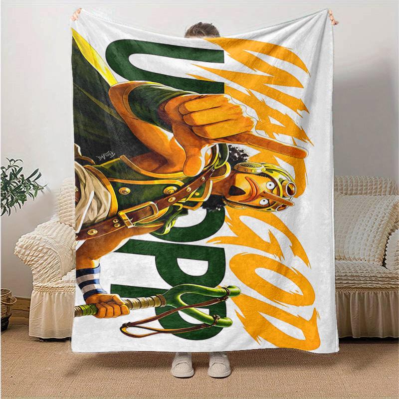 1pc Dark Heros Rise Soft Throw Blanket Flannel All Season Light Weight Living Room/Bedroom Warm Blanket. M7270161