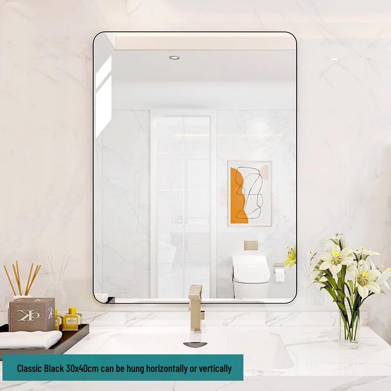 Full-Length Floor-Standing Wall-Mounted Dressing Mirror for Bedroom or Living Room.