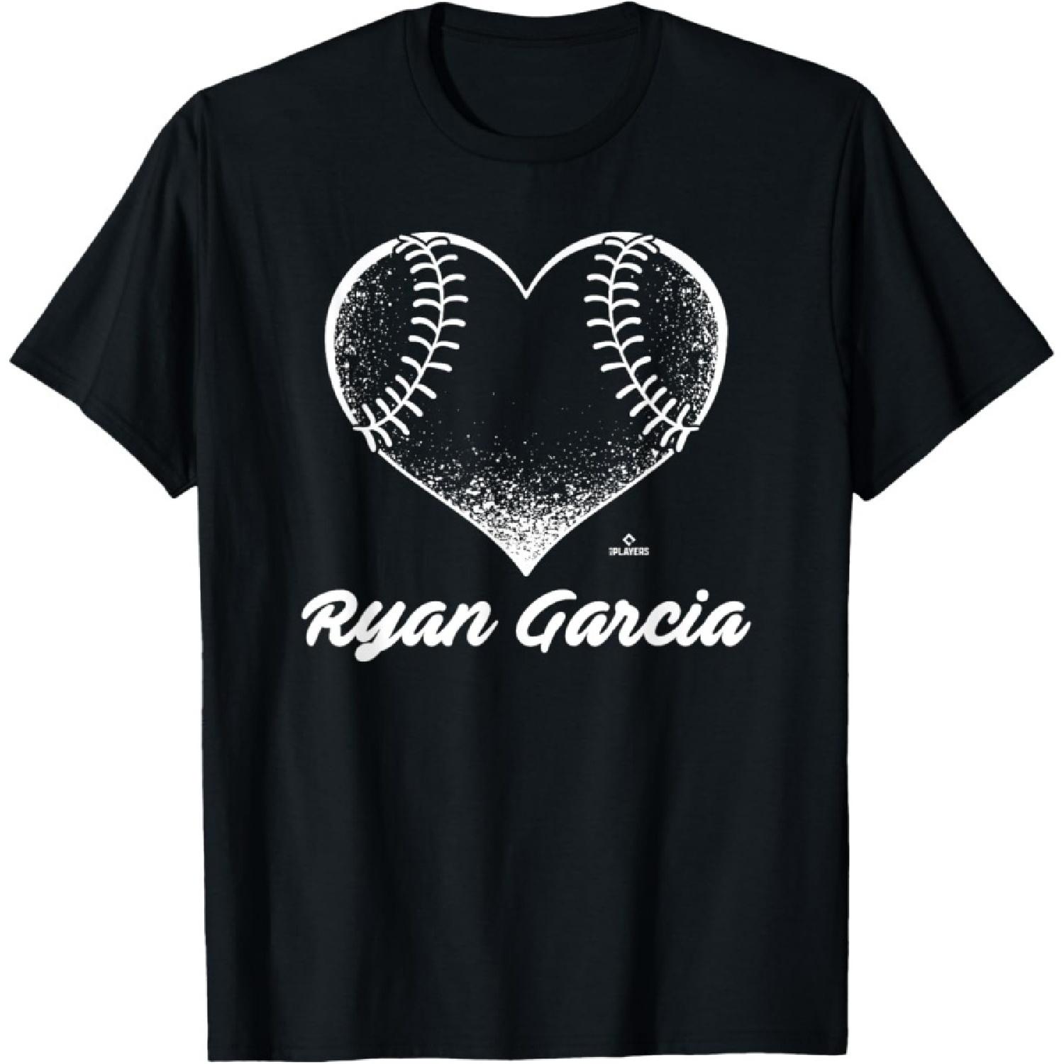 Бейсбол Сердце Райан Гарсия Проспект Бейсбол Фанская Одежда Футболка S чёрный
