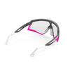 RUDY PROJECT DEFENDER Piyombo Sports Matowy Fuksja z 2 Soczewkami Fotochromowymi Czarnymi Okulary Przeciwsłoneczne, Oprawka/Biała/Zderzak ImpactX® (SP527375-0001)