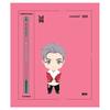 MONAMI TinyTAN BTS 153 ID 0.7mm Ballpoint Pen & 3 Notebooks Set
