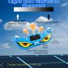 Wireless Solar Powered Demon Eye Car Light Suction Cup Smart LED Lights Cool EYE Ambient Lights