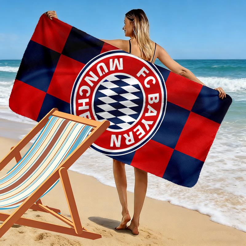 Bayern Munich Football Glory beach towel beach Portable for travel seaside quickdrying swim towel Absorbent bath towel Comfort
