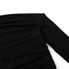 2025 Spring/Summer European & American Women's Asymmetric One-Shoulder Ruched Bodycon Dress