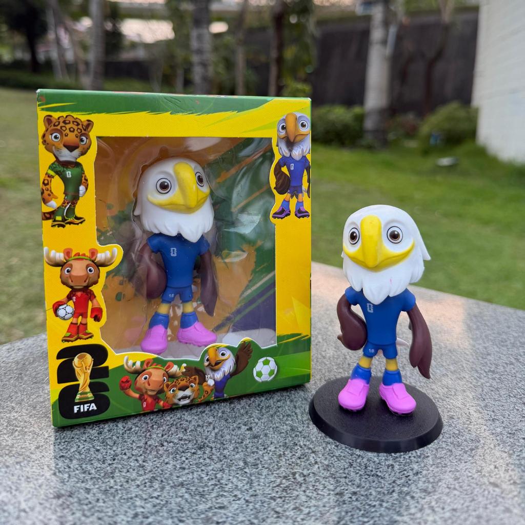 2026World Cup Official Mascot & Trophy Figurine Commemorative Collectible