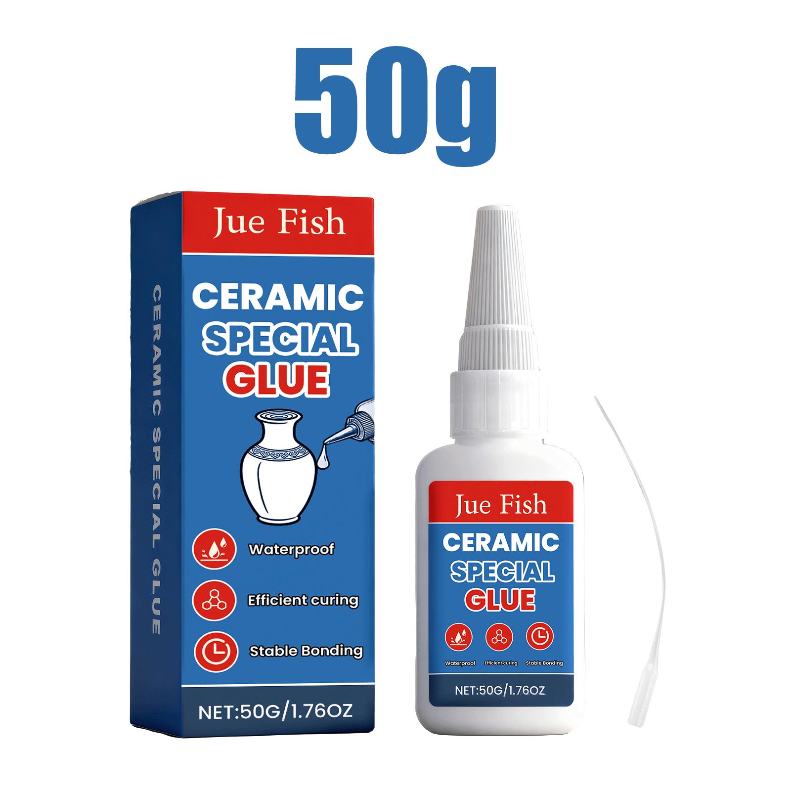 

Ceramic Glue Liquid Adhesive Strong Porcelain Repair Pottery Fix Waterproof Bond for Vase Mug DIY Craft with Dropper 50g