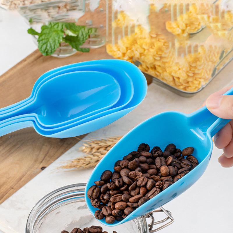 Candy Colored Plastic Ice Shovel Three Piece Set For Household Baking Flour Shovel Multifunctional Kitchen Utensils