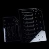 3/4/6/8Layer Hard Drive Cage Hard Drive Bracket For 3.5In Hdd Ssd Diy Storage Acrylic Rack Shelf With Cooling Fan Space