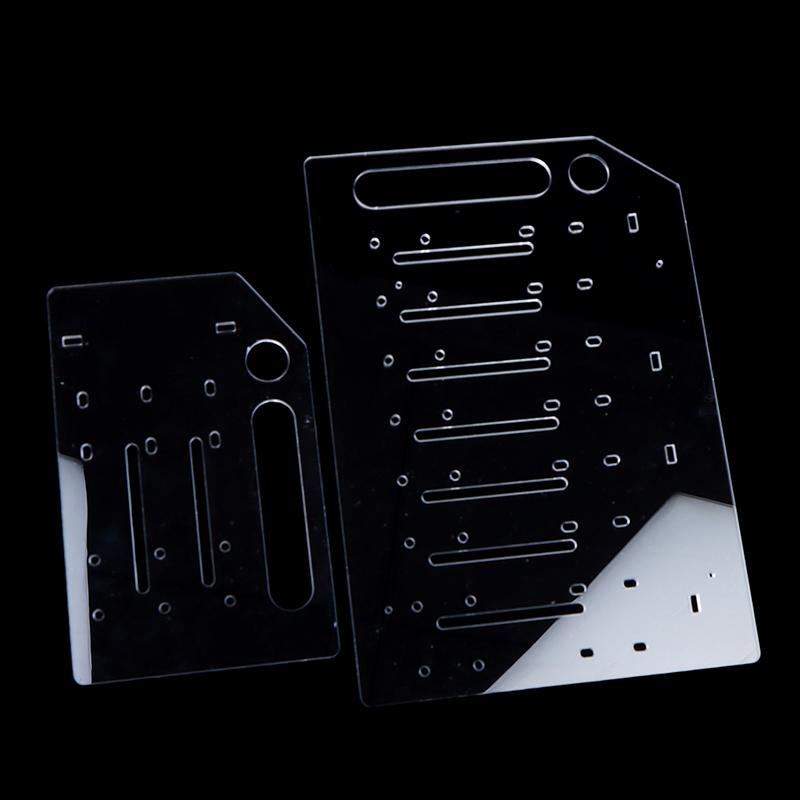 3/4/6/8Layer Hard Drive Cage Hard Drive Bracket For 3.5In Hdd Ssd Diy Storage Acrylic Rack Shelf With Cooling Fan Space