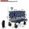 NuFeng Folding Outdoor Cart with Tank Wheels