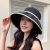 Hat Women's Summer Outdoor Sun Hat Cycling Big Eaves Sun Protection Basin Hat Fashionable Versatile Face Small Bucket Hat