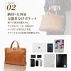 JOYA Echtes Leder Smart Aktentasche Tasche SCHWARZ J4521