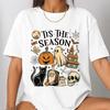 Hot Sale Vintage Halloween Graphic T-shirt Men Women Harajuku Oversized T-shirt Casual Loose Short Sleeve Crew Neck Summer Tops