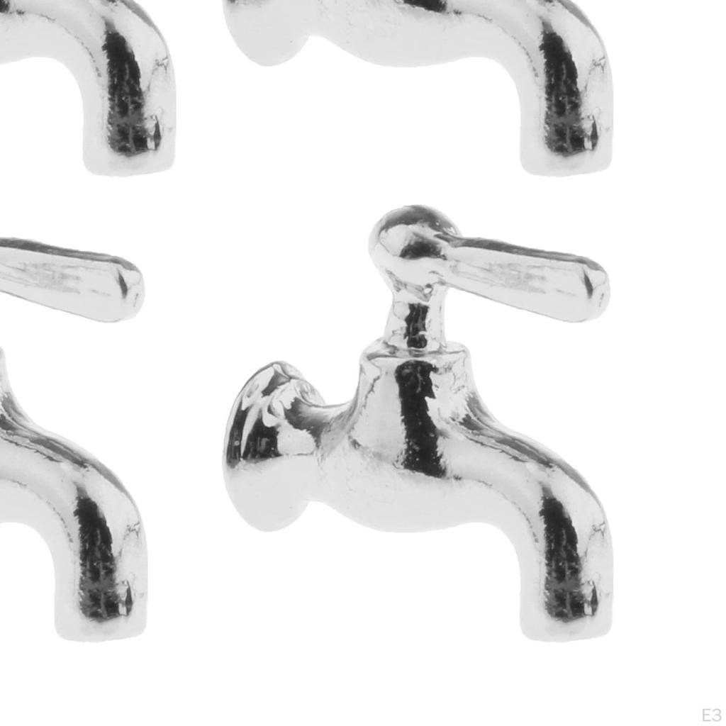 1/ Miniature Dollhouse Small Bathroom Faucet Bath Shower Supplies Arts Toys