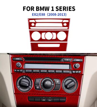 Sticker For BMW 1 Series E82 E88 2008-2013 Accessories Carbon Fiber Car Automatic Special Interior Trim Cover Sticker Styling