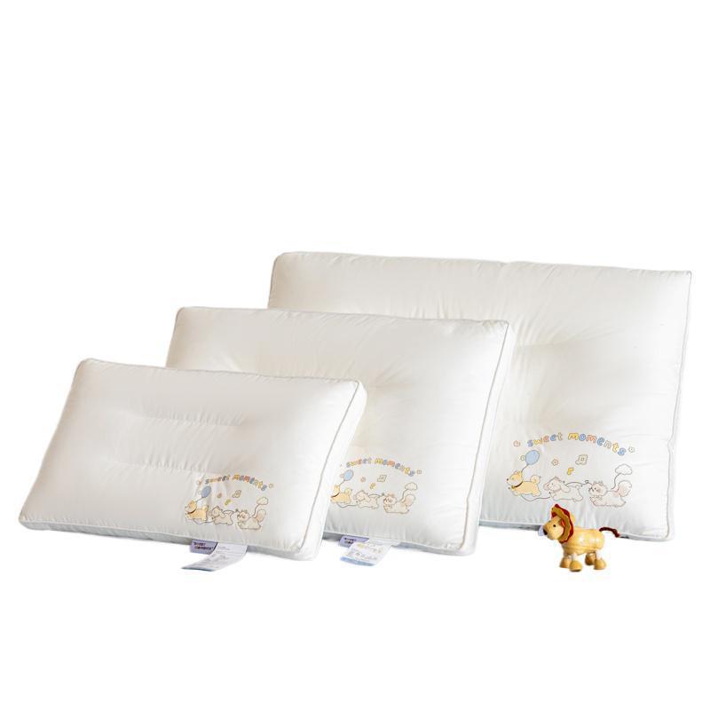 Cotton Cartoon 3D Ergonomic Pillow Kids Students Adults Support Neck Sleep Comfort Home Bedding
