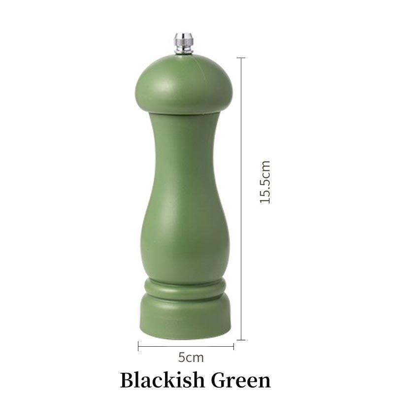 PP Paint Pepper Grinder,Black Pepper Mill,Sichuan Peppercorns,Sea Salt Spice Shaker,Rose Salt Grinder,Kitchen Seasoning Bottle