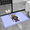 P-Olo Teddy Bear Microfiber Door Mat Anti-Slip Absorb Water Long Strip Cushion Bedroon Mat Bedside Mats