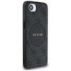 Guess 4G Circle Classic Logo MagSafe case for iPhone 16e / 17e black