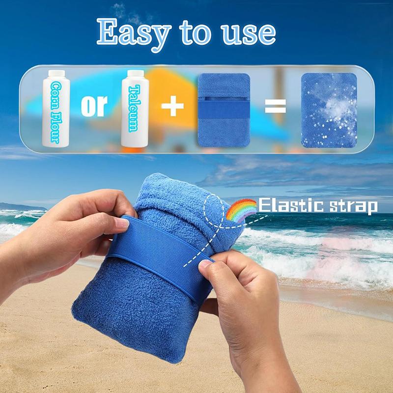 Outdoor Beach Sand Removal Bag Sand Remover For Sand Removal Beach Holiday Camping Remove Sand Dust Towel Scrubby Towel