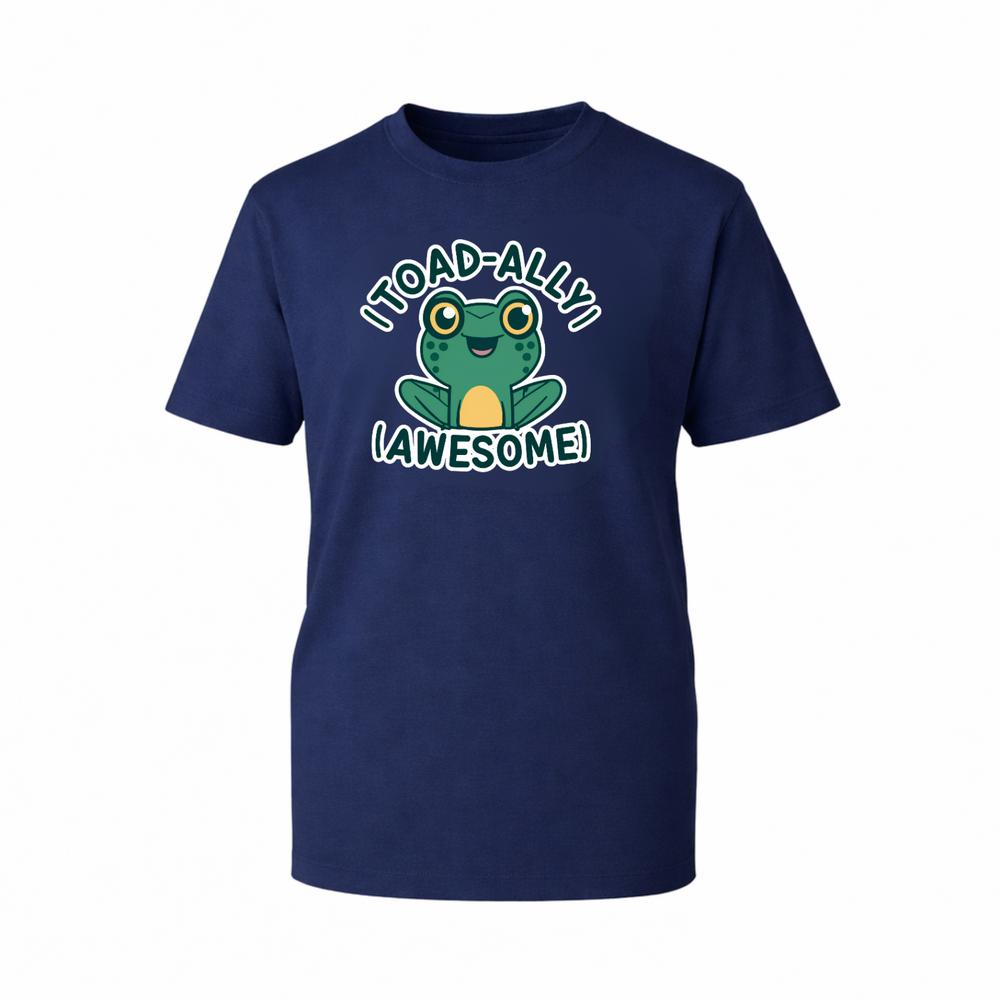 Cute Cartoon Frog TShirt ToadAlly Awesome Funny Animal Unisex Gift TTop S