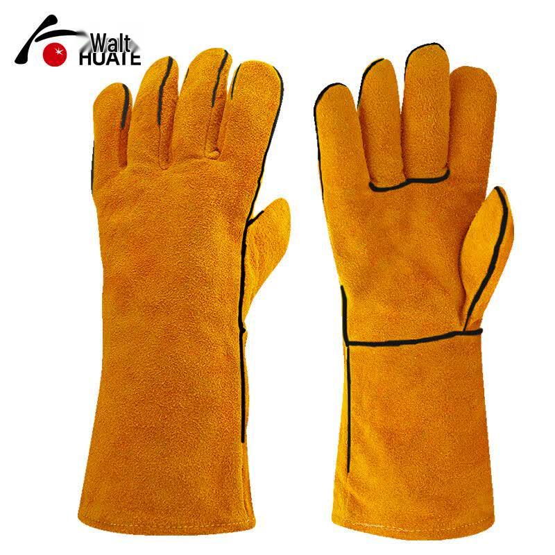 Huater Double-Layer Cowhide Welding Gloves
