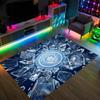 Manchester City Design Crystal Velvet Carpet Cozy Non?Slip Printed Rug For Bedroom Living Room Entrance