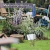 Water Gauge For Rain Adjustable Height Rain Measure Gauge With Stake Precipitation Monitor Large Clear Numbers Measuring Tool