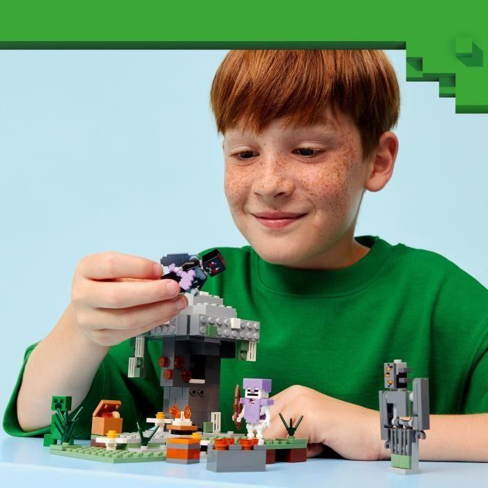 LEGO Minecraft 21586 Der Blasse Garten - Bauspielzeug für Jungen oder Mädchen ab 7 Jahren