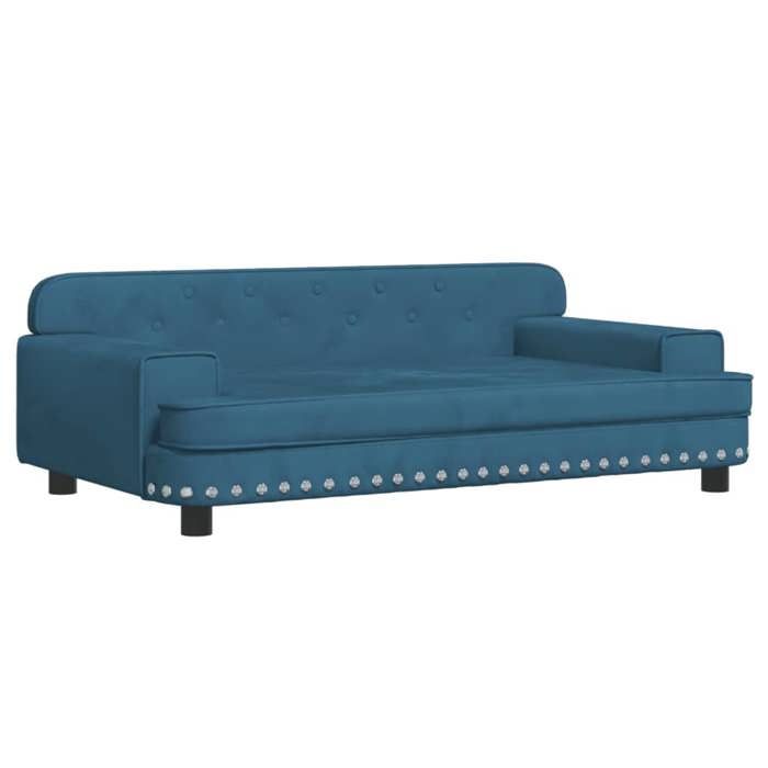 VidaXL Children's Sofa Blue 90x53x30 Cm Velvet 3196279