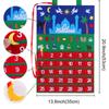 DIY Eid Mubarak Felt Ramadan Calendar With Pocket for Kids Gifts Countdown Calendrier Ramadan 2025 Kareem Muslim Party Decor