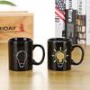 Bulb Tetris Light Battery Pattern Mugs Temperature Changing Water Gifts Cup
