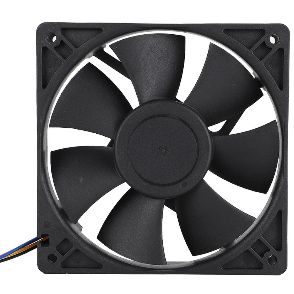 12V 0.8A 4Pin PWM Automatic Speed Control Plastic Blades Cooling Fan (SHLF1212PHE 15)