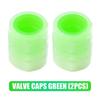 Luminous Car Tire Valve Cap Fluorescent Night Glowing Tire Decor Motorcycle Electric Bicycle Hub Valve Caps Car Accessories Valve Stems 1