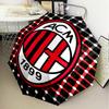 1PC Milan Football club Printed Umbrella Folding umbrella, automatic umbrella 8-Frame for Travel, camping Fan gifts Christmas Gifts