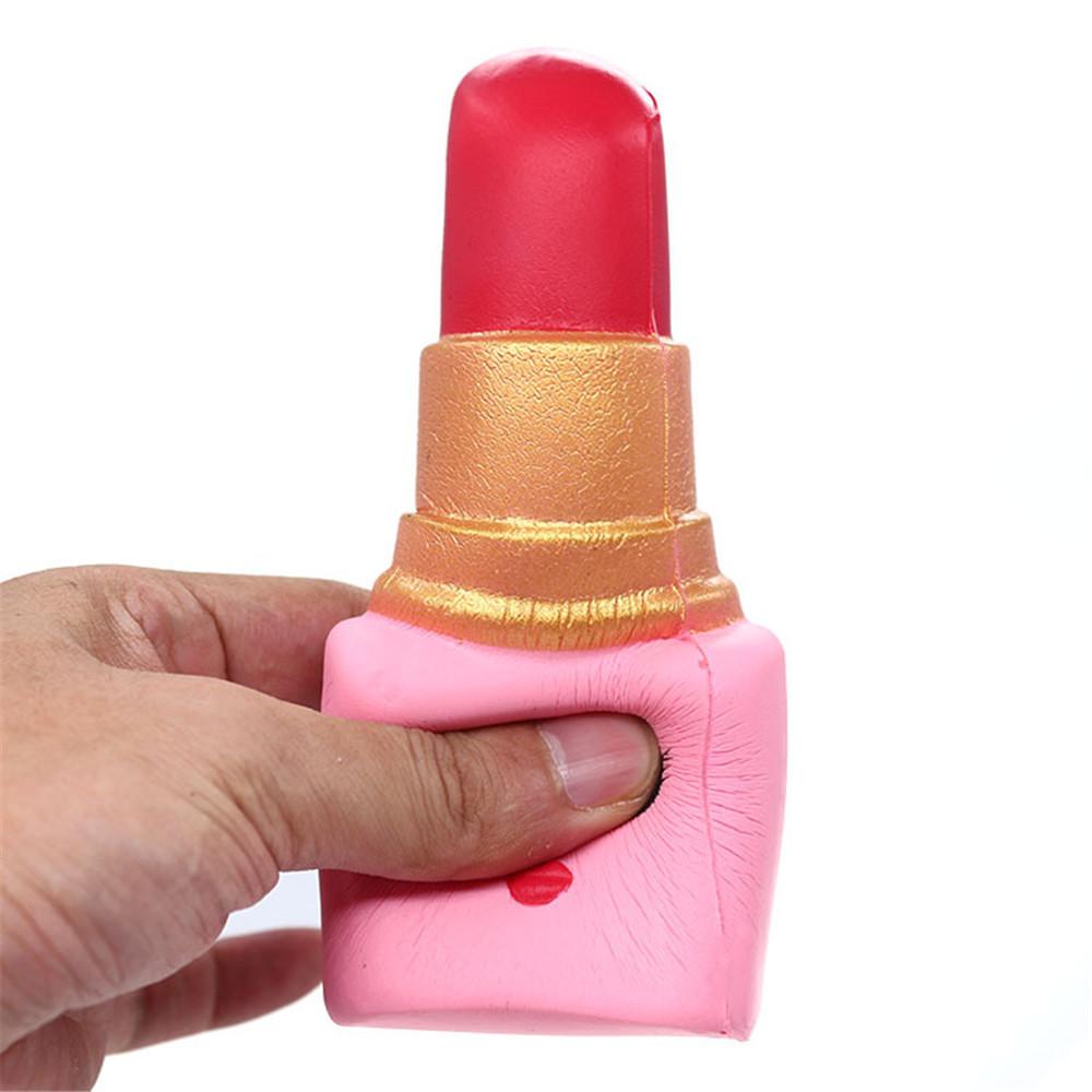 Hot Soft Beauty Lipstick Slow Rising Stress Toy