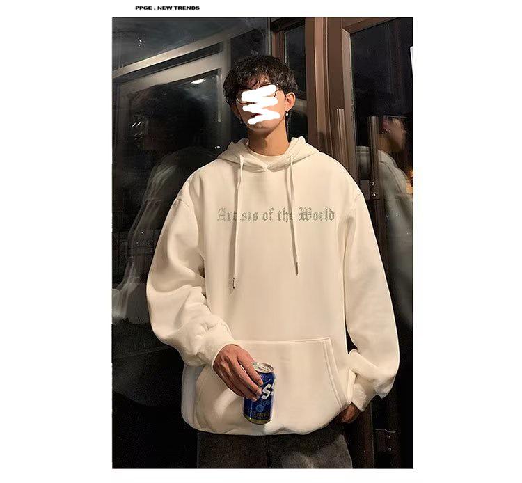 Pánská trendy fleecová mikina s kapucí: Ležérní bunda podzim/zima